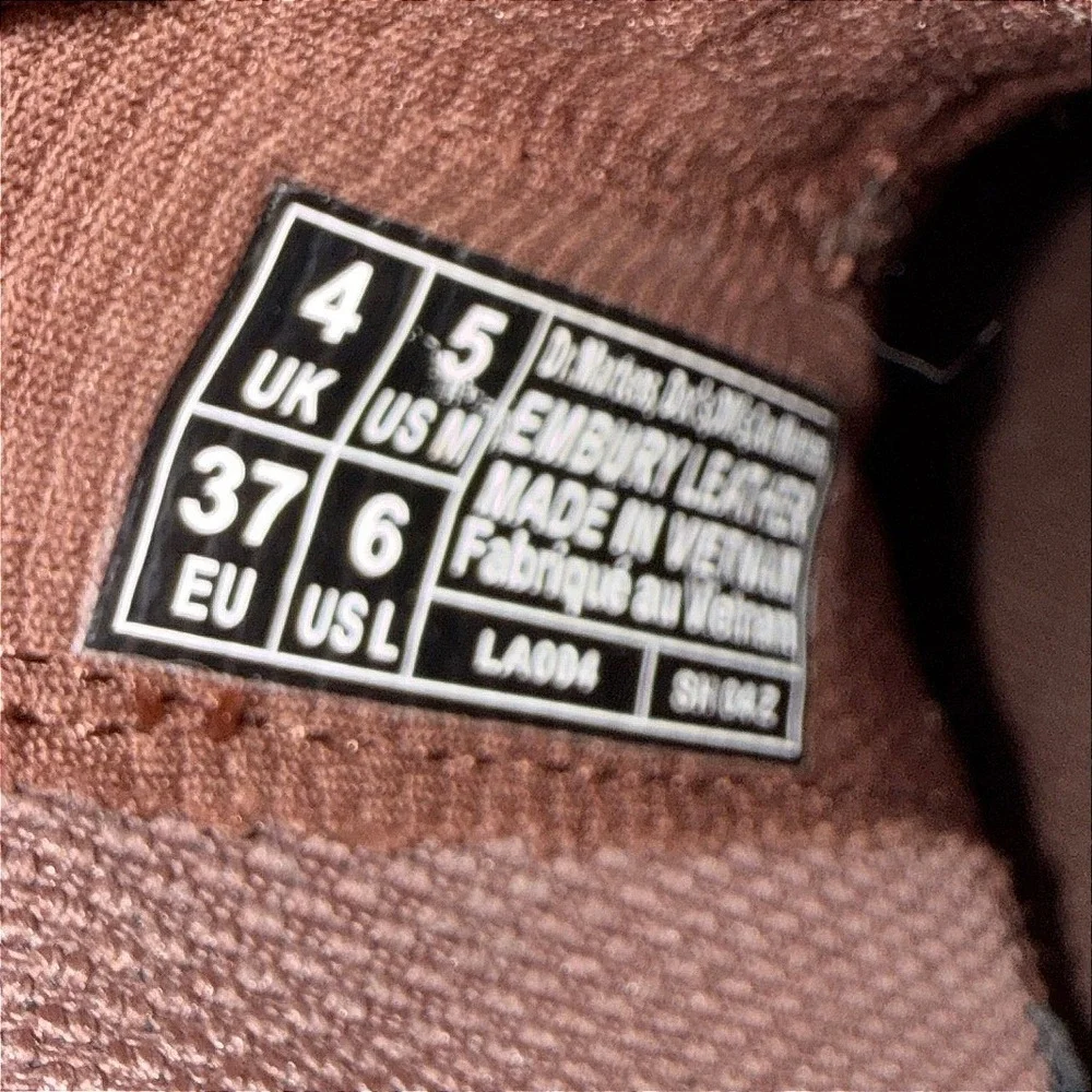 Dr. Martens Embury Ambassador Chelsea Boots Brown‎ Leather Mens 5 Womens 6 NEW